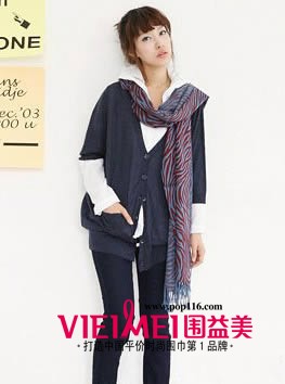潮妞美搭秋季围巾 增添气质倍加 吸引你眼球 .,最新服装图片-围益美商城