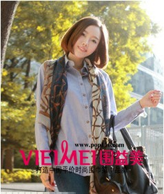 风情女人的时尚搭配法  妙搭围巾 时尚潮汛,最新服装图片-围益美商城