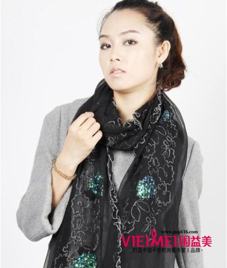 2012新款围巾 性感妩媚 新搭配,最新服装图片-围益美商城