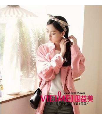 少女可爱复古版 印花丝巾唱高调 围益美丝巾的天堂,最新服装图片-围益美商城