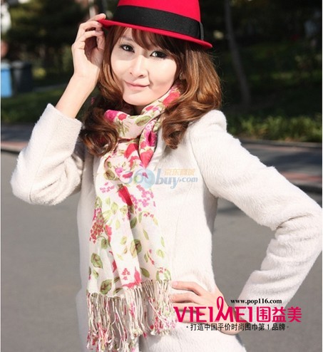 早春时节围巾应该怎样搭配,围益美会教你,最新服装图片-围益美商城