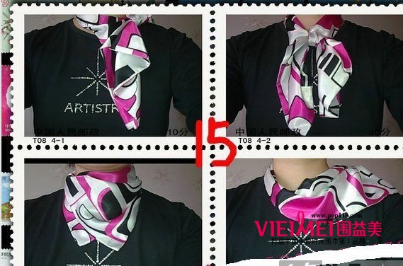 百变丝巾新搭配 完美女人风范,最新服装图片-围益美商城