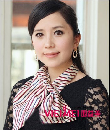 紧随时尚潮流 丝巾怎可以少,最新服装图片-围益美商城