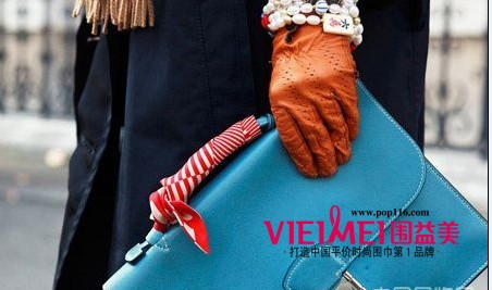 丝巾的N种搭配 你知道多少,最新服装图片-围益美商城