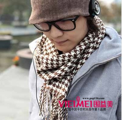 围益美给男人们献上三种新款围巾系发,最新服装图片-围益美商城