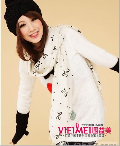 每条丝巾都有自己的灵魂  你要做的是找到最搭配的,最新服装图片-围益美商城