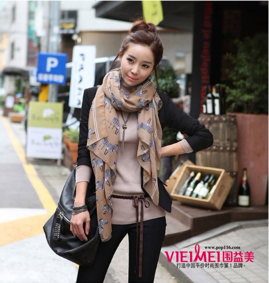 冬日时尚围巾 让你动人魅力,最新服装图片-围益美商城