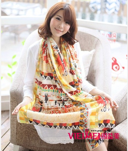 选对一款属于你的丝巾，让你的服装更出彩，更美丽,最新服装图片-围益美商城