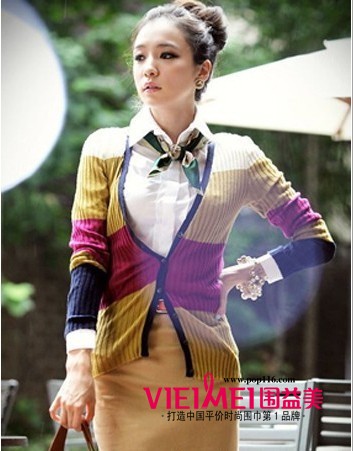 韩国女孩最爱的韩式围巾混搭结,最新服装图片-围益美商城