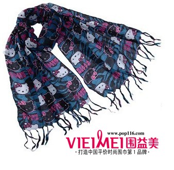时尚角色 HOHO~~围巾绽放无限魅力,最新服装图片-围益美商城
