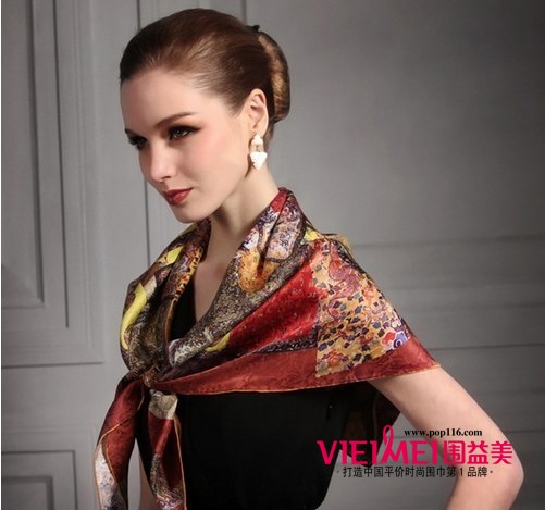 丝巾的陪伴是一生的  陪伴我们走过每个细节,最新服装图片-围益美商城