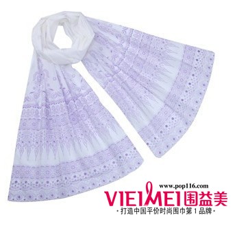 时尚新元素 时尚新体验 时尚丝巾带给你不一样的感觉,最新服装图片-围益美商城
