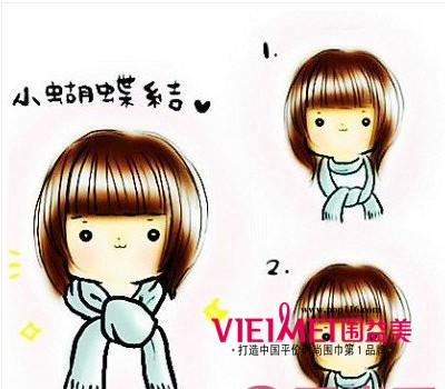 可爱女生们都大爱的大蝴蝶结系法,最新服装图片-围益美商城