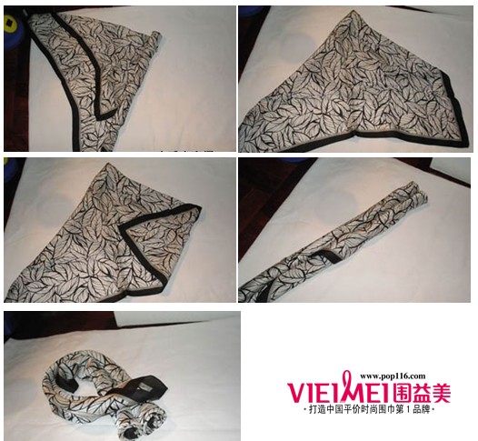 美丽的丝巾系法做气质空姐,最新服装图片-围益美商城