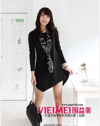 用围脖装点出成熟女人的魅力,最新服装图片-围益美商城