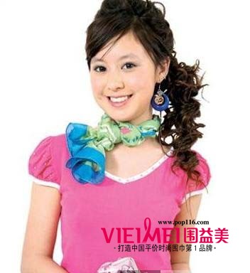 夏季完美丝巾搭配,最新服装图片-围益美商城