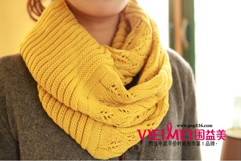 小门道教你围巾系法 和谐加时尚,最新服装图片-围益美商城