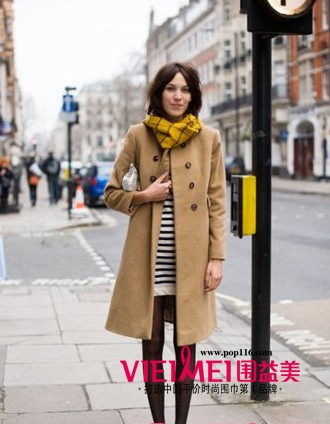 可爱围巾你的选择 款型典雅 温柔雅致,最新服装图片-围益美商城