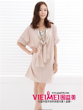 搭配一条丝巾 个人时尚度的绝佳单品,最新服装图片-围益美商城