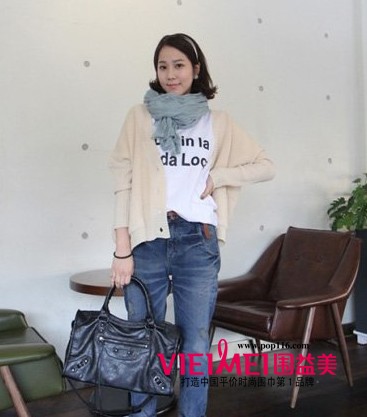 百搭时尚围巾 让你轻松烂漫的感受带给你的甜美时尚,最新服装图片-围益美商城