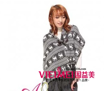 围益美推荐  冬天御寒宝 围巾手套毛呢帽不能少,最新服装图片-围益美商城