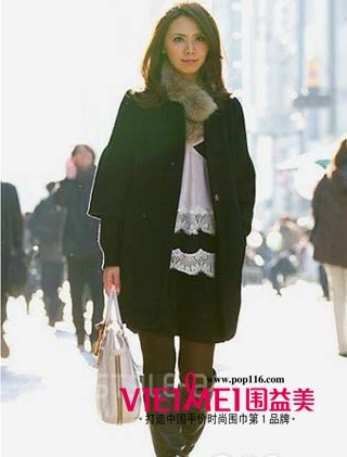 皮草围脖为你增添无限魅力,最新服装图片-围益美商城