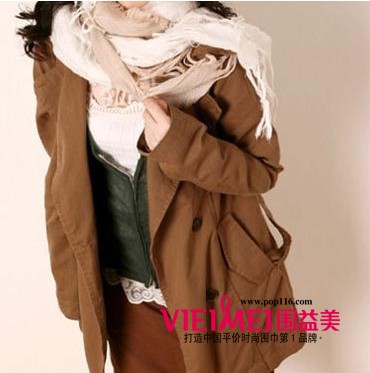 围巾的不一样的系法,最新服装图片-围益美商城