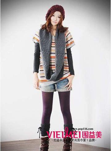 用围巾展示你的魅力,最新服装图片-围益美商城
