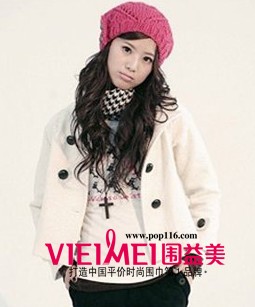 用围巾搭配出时尚 外贸时尚围巾吸引众人目光,最新服装图片-围益美商城