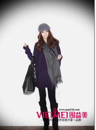 围益美围巾让您显优雅魅力,最新服装图片-围益美商城