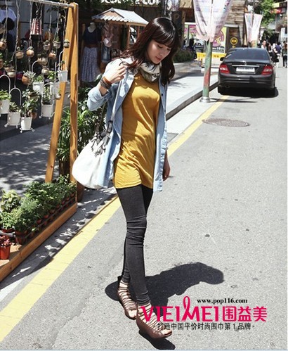 WYM围巾秋天时尚亮点装扮,最新服装图片-围益美商城