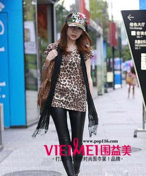 围益美秋季围巾潮人搭配法,最新服装图片-围益美商城