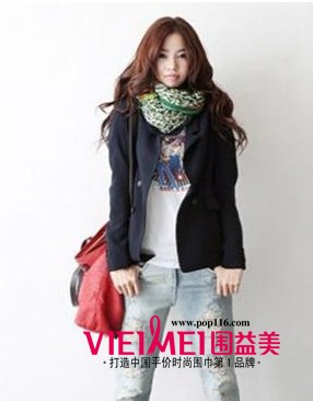 豹纹围巾你的选择,最新服装图片-围益美商城