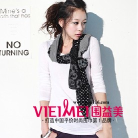 纯柔丝巾给你不同的魅力 越穿越有范儿 。,最新服装图片-围益美商城