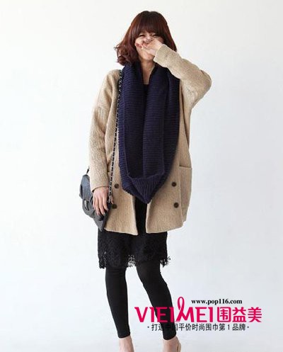 教你如何彰显围脖特色,最新服装图片-围益美商城
