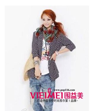 潮流围巾时尚百搭 给你1种眼前1亮 .,最新服装图片-围益美商城