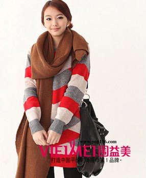 "wYM“教你用围巾搭出自己的风格,最新服装图片-围益美商城