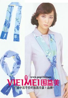 搜集了各种各样的丝巾系法，看 有没有你喜欢的系法,最新服装图片-围益美商城