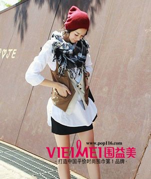 初秋·带着点丝丝暖意的丝巾，温暖你心间吧！,最新服装图片-围益美商城