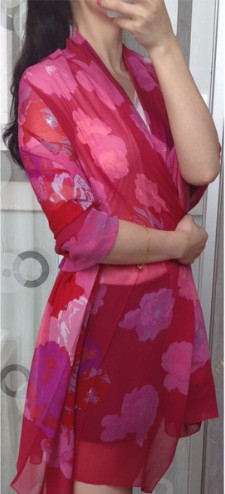 围益美长围巾 雪纺长款沙滩巾,最新服装图片-围益美商城